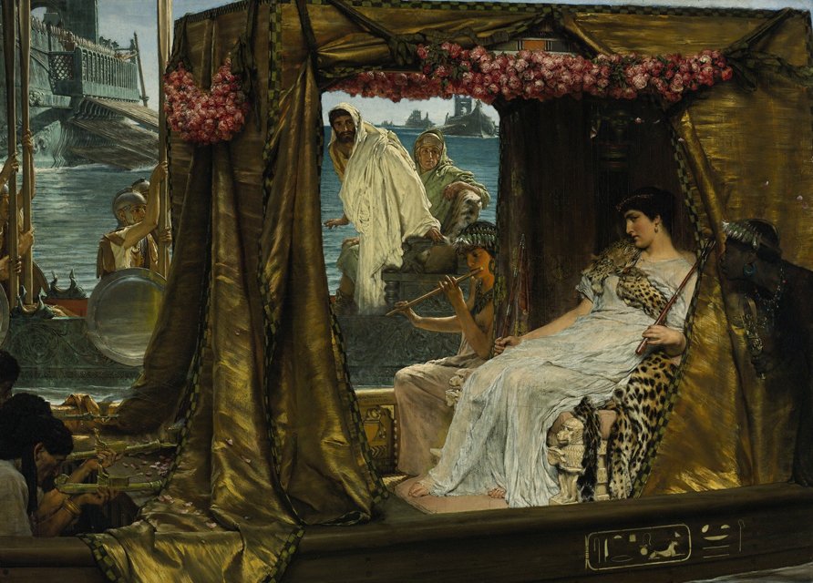 Painting of Antony and Cleopatra