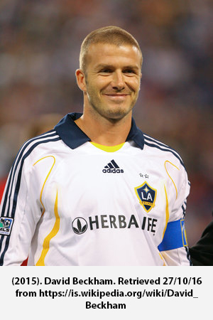 Photograph of David Beckham